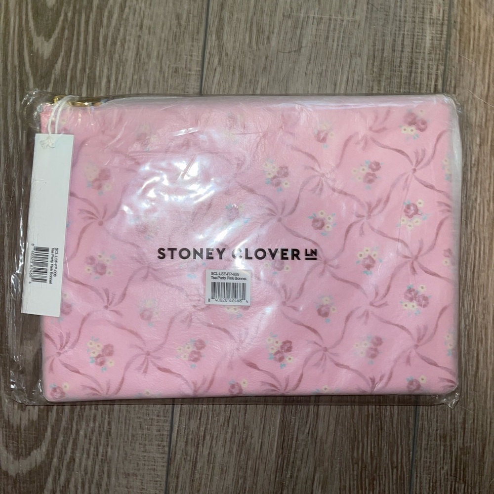 Stoney Clover Lane x Love shack fancy flat pouch